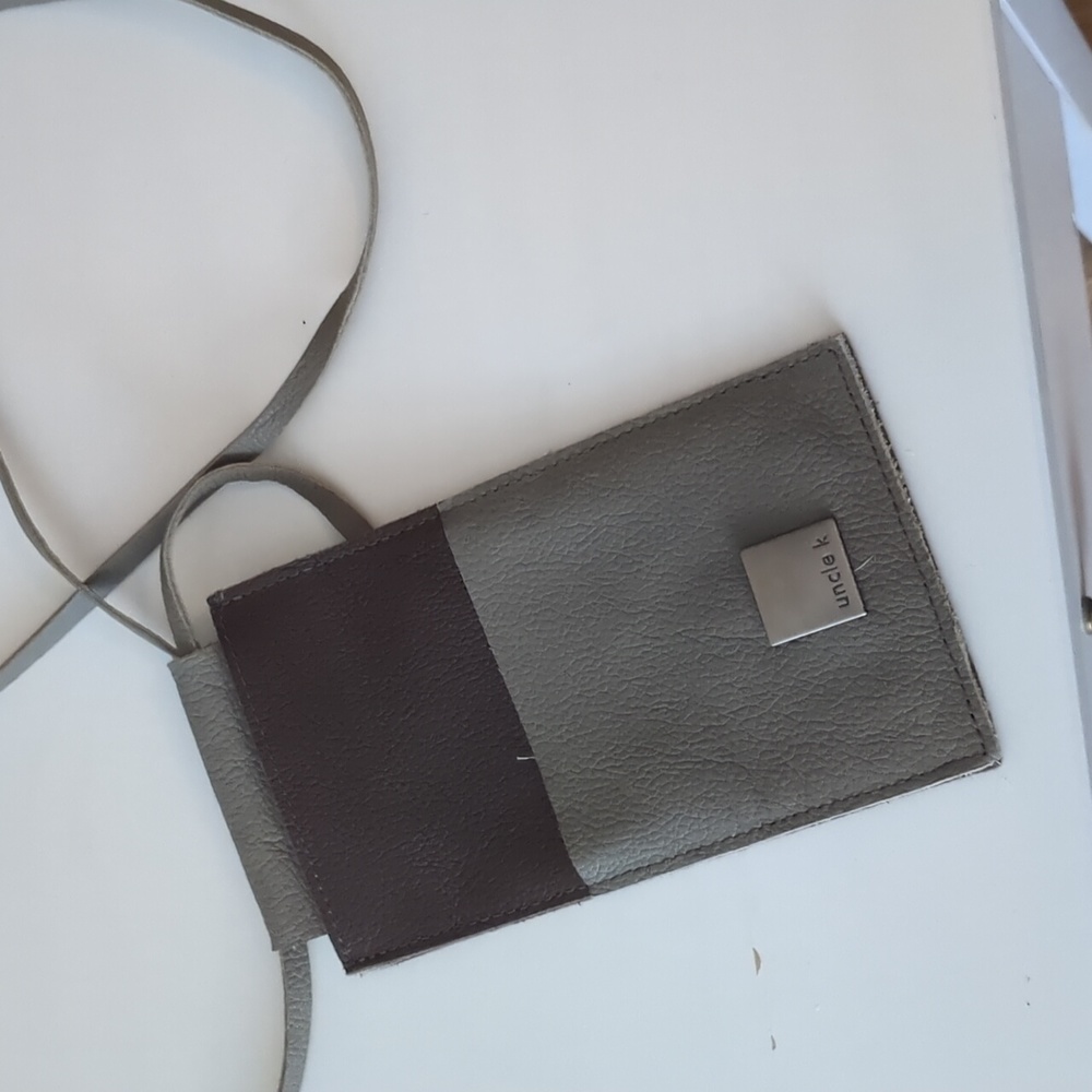 2 compartment leather bag